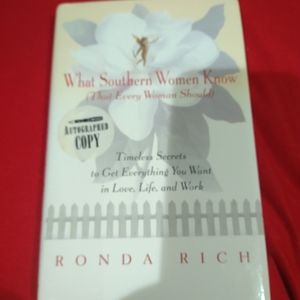 Signed What Southern Women Know, Ronda Rich HB